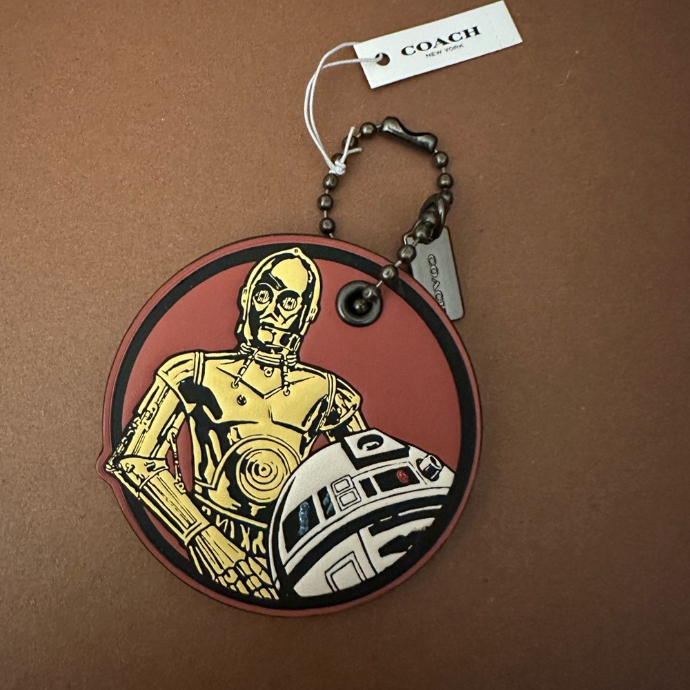 Coach Star Wars Red Leather Bag Charm